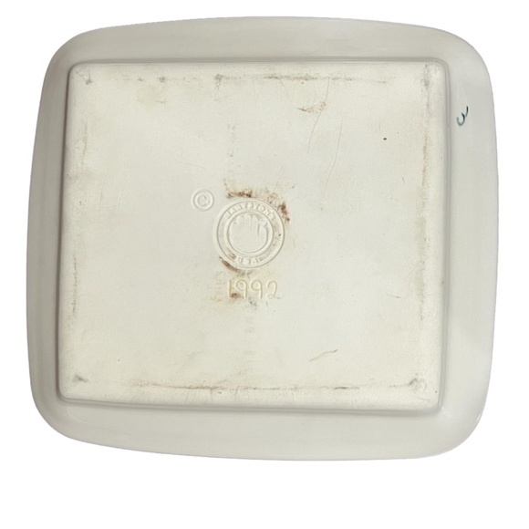 Hartstone Farmer's Market Square Decorative Vegetable Serving Platter - Picture 2 of 4